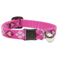 Lupine Pet Original Designs Multicolor Puppy Love Nylon Cat Collar