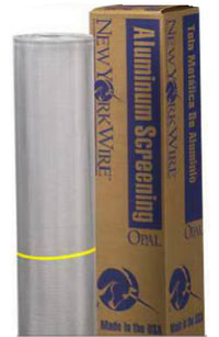 Aluminum Screening Roll, Bright, 60-In. x 100-Ft.