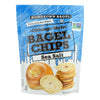 Hometown Bagel Bagel Chips - Sea Salt - Case of 12 - 6 oz