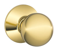 Schlage Orbit Bright Brass Passage Lockset Left Handed, Right Handed