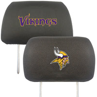 NFL - Minnesota Vikings  Embroidered Head Rest Cover Set - 2 Pieces