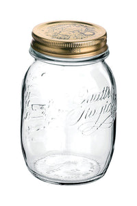 Bormioli Rocco  QuattroStagioni  Regular Mouth  Canning Jar  17 oz. 1 each