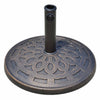 Umbrella Base, Bronze, 18-In.