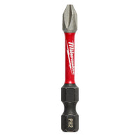 Milwaukee Shockwave Phillips #2 X 2 in. L Screwdriver Bit Steel 1 pc