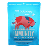 Buckley Pet BUCK.JERSCBF5OZ 5 Oz Immune Support Beef Liver Jerky