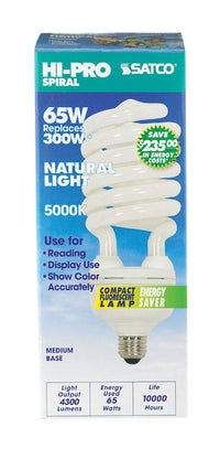 Satco HI-PRO 65 W T5 3.53 in. D X 9.44 in. L CFL Bulb Natural Light Specialty 5000 K 1 pk