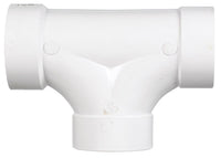 NDS Schedule 35 4 in. Hub each X 4 in. D Hub PVC Straight Tee