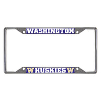 University of Washington Metal License Plate Frame