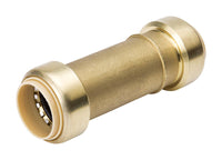 Mueller ProLine 1 in.   Push  T X 1 in.   D Push  Brass Repair Coupling