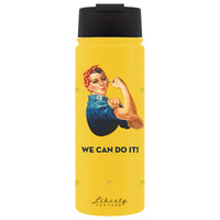 Liberty 20 oz We Can Do It Multicolored BPA Free Self-Cleaning Water Bottle