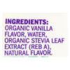 Pyure Sugar Free Organic Vanilla Liquid Stevia Extract  - Case of 6 - 1.8 OZ