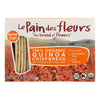 Le Pain Des Fleurs Organic Crisp Bread - Quinoa - Case of 6 - 4.41 oz.