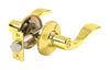 Tell Niagara Lever Bright Brass Privacy Lever Right or Left Handed