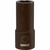 Metric Deep Impact Socket, 6-Point, 3/4-In. Drive, 22mm