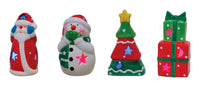 Citi-Talent  Lighted Characters  Christmas Decoration  Assorted  Ceramic  1 pk (Pack of 12)