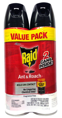 Ant & Roach Killer, Fragrance-Free, 17.5-oz., 2-Pk. (Pack of 6)