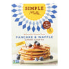 Simple Mills Almond Flour Pancake and Waffle Mix - Case of 6 - 10.7 oz.