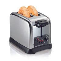 Hamilton Beach Stainless Steel Silver 2 slot Toaster 7.63 in. H X 6.88 in. W X 11.06 in. D