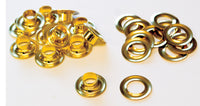 Lord & Hodge 1074-4 #4 Brass Grommet Refills 12 Count