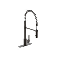 Ultra Faucets Euro One Handle Oil Rubbed Bronze Pull-Down Kitchen Faucet