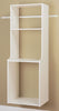 Easy Track 84 in. H X 25.125 in. W X 19 in. L Wood Closet Organizer