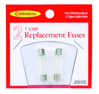 Celebrations C-Type Replacement Fuses Clear 2 lights (Pack of 25)