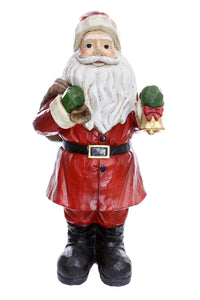 Alpine Corporation Zab122 28 X 22 X 49 Santa Statue