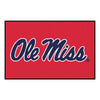 University of Mississippi (Ole Miss) Red Rug - 19in. x 30in.