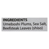 Eden Foods Umeboshi - Pickled Ume Plums - 7.05 oz