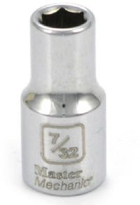 1/4-Inch Drive 7/32-Inch 6-Point Socket