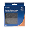 Softtouch Felt Caster Cup Brown Round 4 in. W X 4 in. L 4 pk