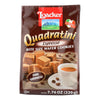 Loacker Quadratini Bite Size Wafer Cookies - Case of 6 - 7.76 OZ