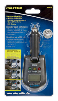 Calterm 12 / 24 Volts LED Battery Tester (Pack of 5)