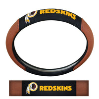 NFL - Washington Redskins Football Grip Steering Wheel Cover 15" Diameter