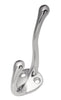 Hickory Hardware Large Chrome Silver Zinc 3 in. L Utility Hook 1 pk