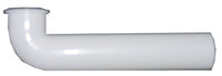 PVC Pipe Fitting, Flanged Long Ell, White, 1.5-In. OD x 7-In.