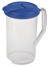 Beverage Pitcher, Round, BPA-Free Plastic, 2-Qts.