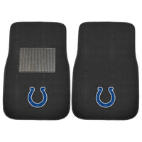 NFL - Indianapolis Colts Embroidered Car Mat Set - 2 Pieces