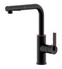 Ultra Faucets Hena One Handle Oil Rubbed Bronze Pull-Out Kitchen Faucet