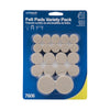 Softtouch Felt Self Adhesive Protective Pad Beige Assorted Assorted in. W 44 pk