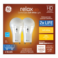 LED Light Bulbs, A19, 15-Watts, 2-Pk.