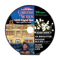 National Lampoon's LED Mini Clear/Warm White 70 ct String Christmas Lights 15 ft.