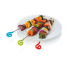 Zeal Assorted Colors Silicone Color Coded Skewers (Pack of 50)