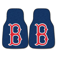 MLB - Boston Red Sox Carpet Car Mat Set - 2 Pieces