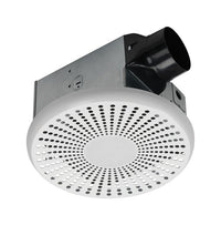 Homewerks Bath Fan With Bluetooth Speaker 90 Cfm 1.5 Sones White