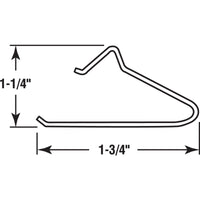 Prime-Line Window Spring Wire 1-3/4" X 1-1/4" Steel