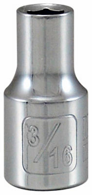 1/4-Inch Drive 3/16-Inch 6-Point Socket