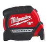 Milwaukee  16 ft. L x 1 in. W Compact Wide Blade  Magnetic Tape Measure  Black/Red  1 pk