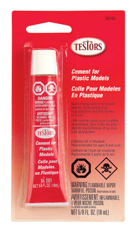 Testors Cement for Plastic Models Glue 0.625 (Pack of 12)