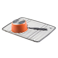 iDesign 10.5 in. L X 13 in. W X 0.5 in. H Steel Sink Saver